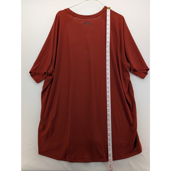 NWT Under Armour Men's UA Tech 2.0 Short Sleeve T-Shirt in Earthen Orange sz 2XL - Picture 4 of 4